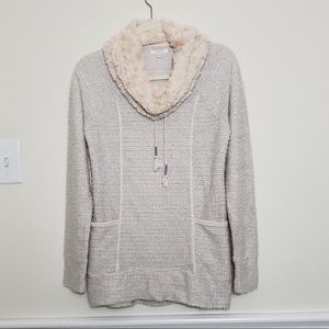 Maurice’s Cowl Neck Fuzzy Pullover Sweater Size M